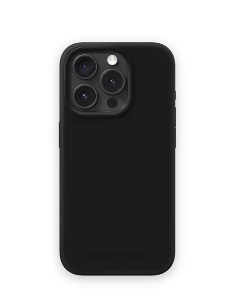 Rubber iPhone 15 Pro cover in Black for 